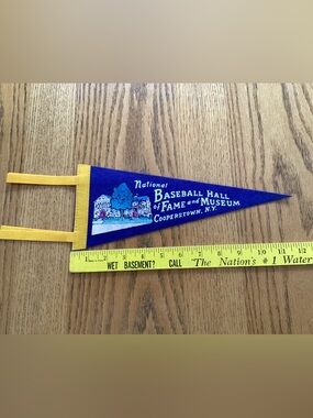 National Baseball Hall of Fame & Museum Felt Pennant - Royal Blue & Yellow
